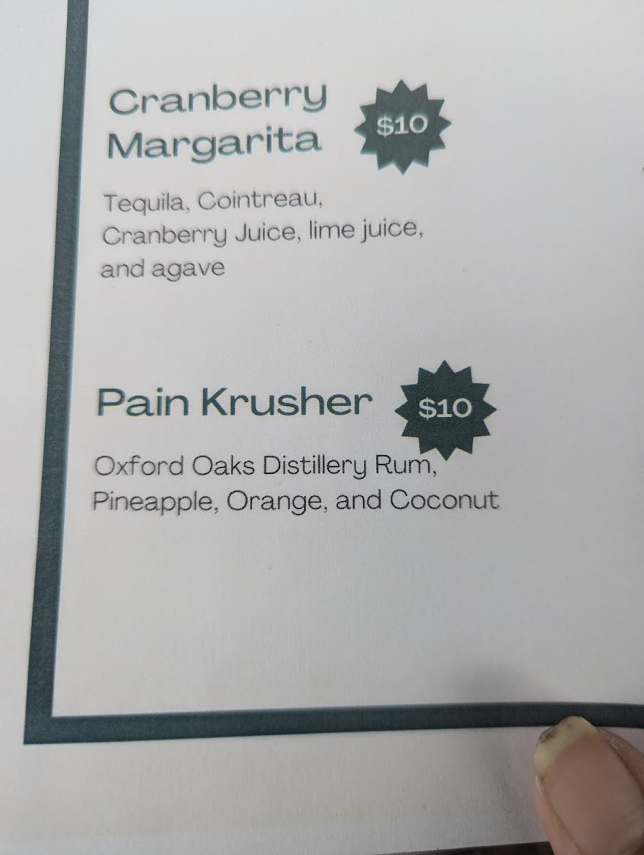 Menu Oxford Oaks Distillery-9